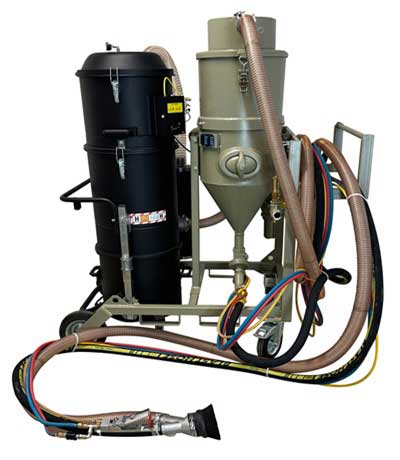 Rücksaug-Strahlgerät